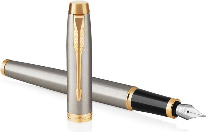 Produktbild Parker Pen IM Brushed Metal G.C. (Silber, Gold, 1 x)