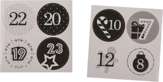 Actual product image Out of the blue DIY Advent Calendar to Fill