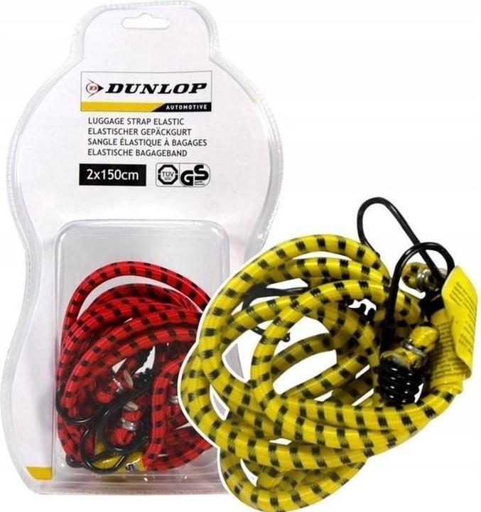 Actual product image Dunlop Luggage Straps 2x150cm (Red)