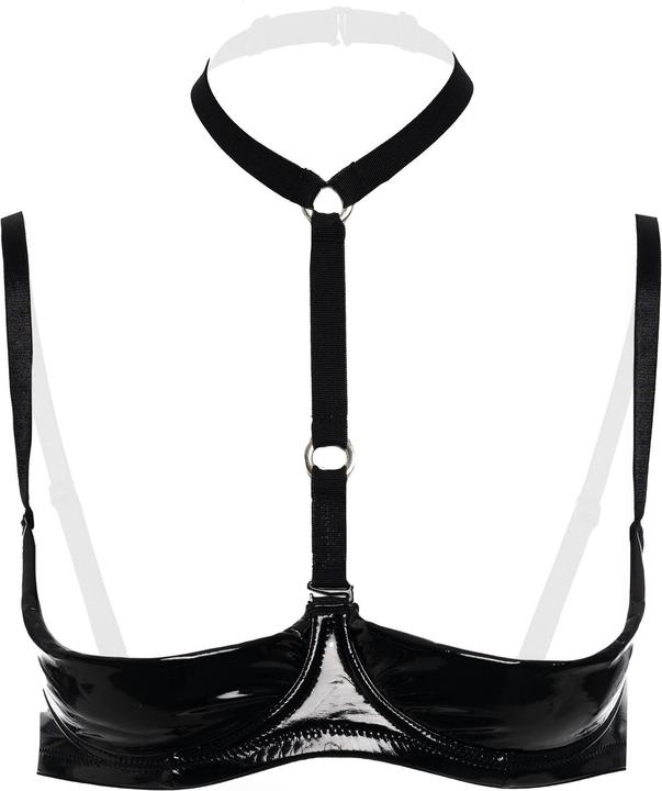 Produktbild Christine Le Duc 1/4 cup bra Dark Desire - black (XXL)