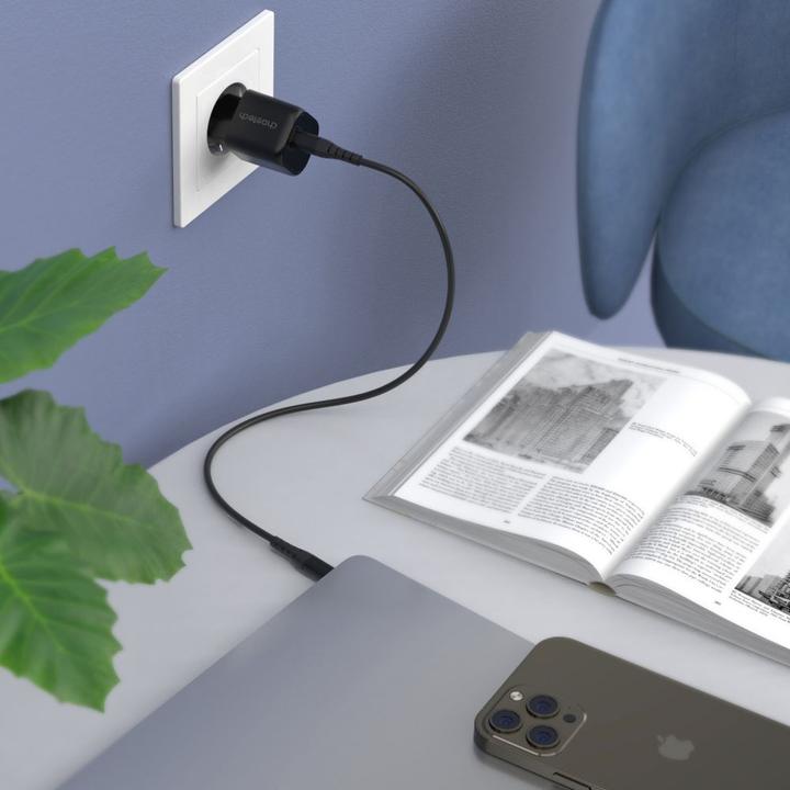 Actual product image Choetech GaN USB charger Type C PD 30W black (PD5007) (30 W)