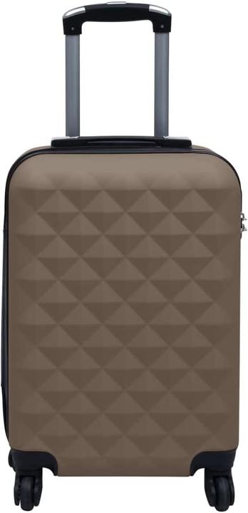 Actual product image VidaXL Hard Shell Trolley, Brown (Hand luggage (up to 50 litres), L (90 - 115l))