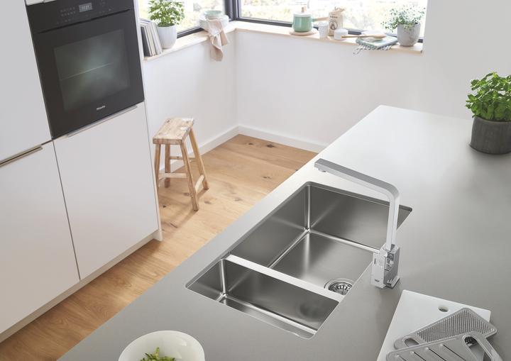 Actual product image Grohe K700 Unterbau Edelstahlspüle (Fitted sink, 40.20 cm, 71.20 cm)