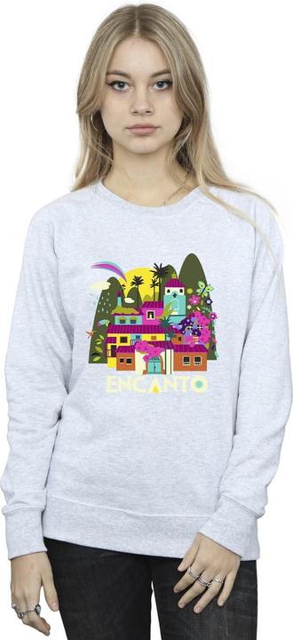 Actual product image Disney Womens/Ladies Encanto Many Houses Sweatshirt (XL)