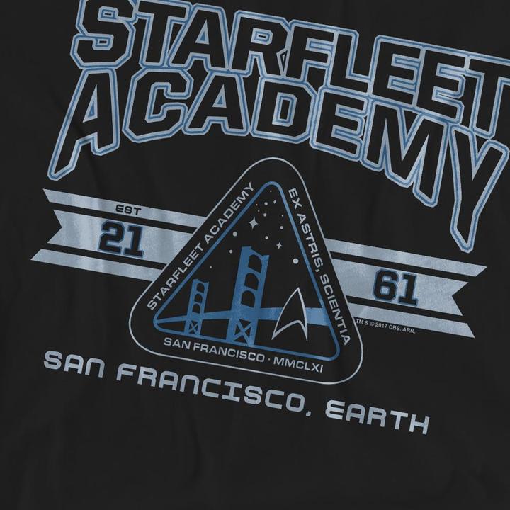 Actual product image Unisex Adult Starfleet Academy Earth T-Shirt (L)