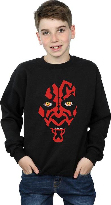 Produktbild Star Wars Darth Maul Face Sweatshirt Jungen (152, 158)
