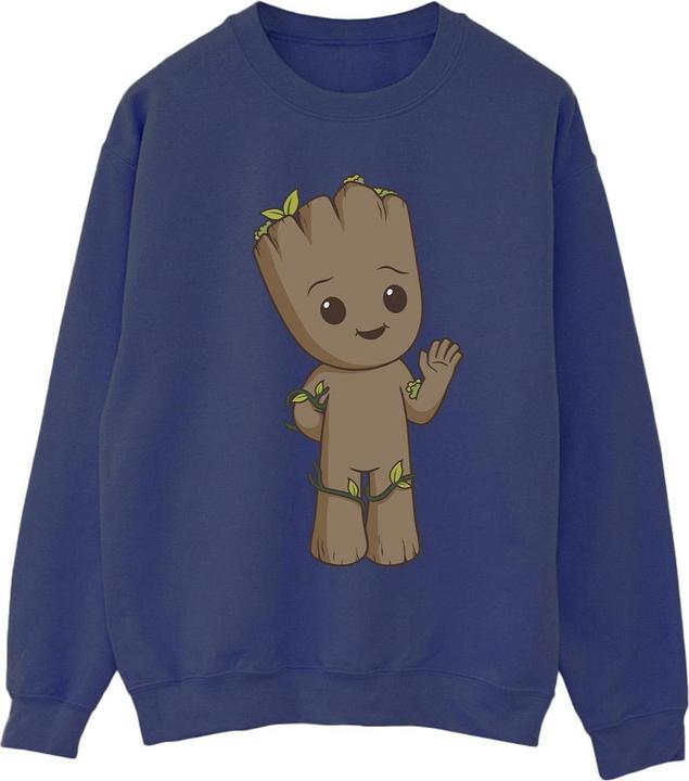 Actual product image Womens/Ladies I Am Groot Cute Groot Sweatshirt (M)