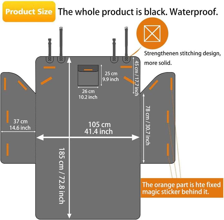 Image du produit Alfheim Protection du coffre (Chien, Chat, Lavable, Lavable en machine, Pliable)