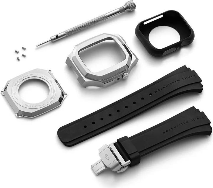 Actual product image Daniel Wellington Smartwatch Case Switch Silver (44 mm) (Analogue wristwatch, 44 mm)