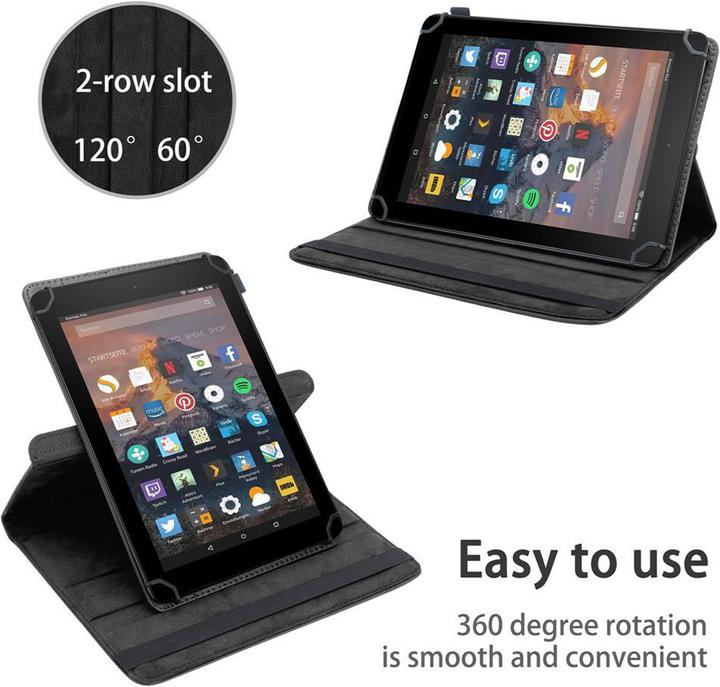 Produktbild Cadorabo Tablet Hülle Universal 360 (Amazon Fire HD 10 2017, Fire HD 10, HD 10 2017 (7. Gen.))