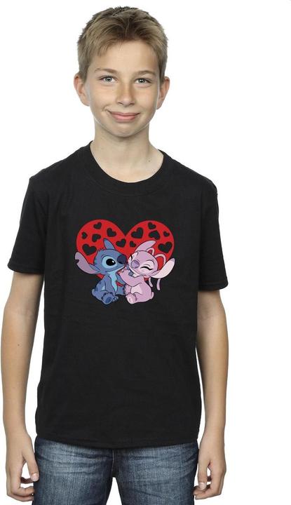 Immagine prodotto Disney Lilo & Stitch Hearts Maglietta Ragazzi (128)