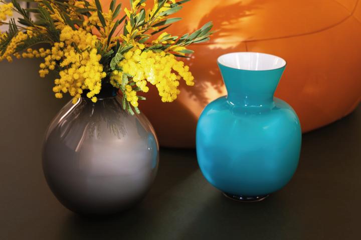 Actual product image Rosenthal Gianna - Grey - Glass - Vase 36 cm (1 x, 28 x 28 x 36 cm)