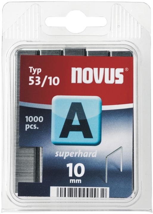 Novus Feindrahtklammern A 53/10 hart