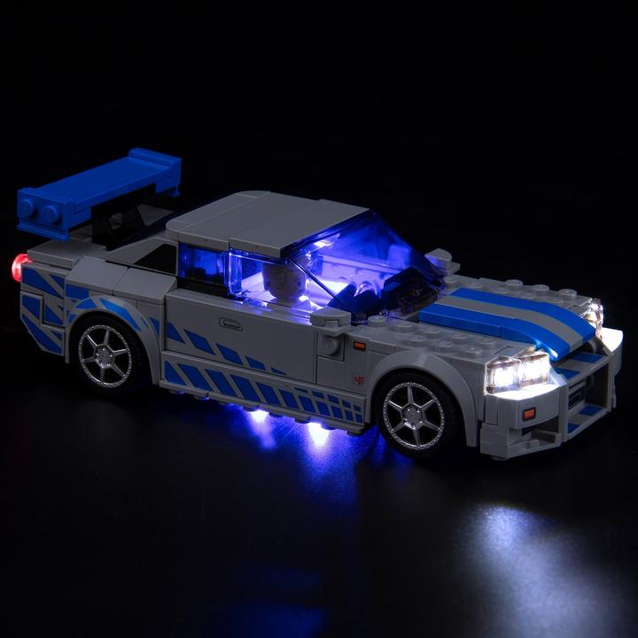 BrickBling LED Licht Set für LEGO 2 Fast 2 Furious - Nissan Skyline GT-R (R34) (76917)