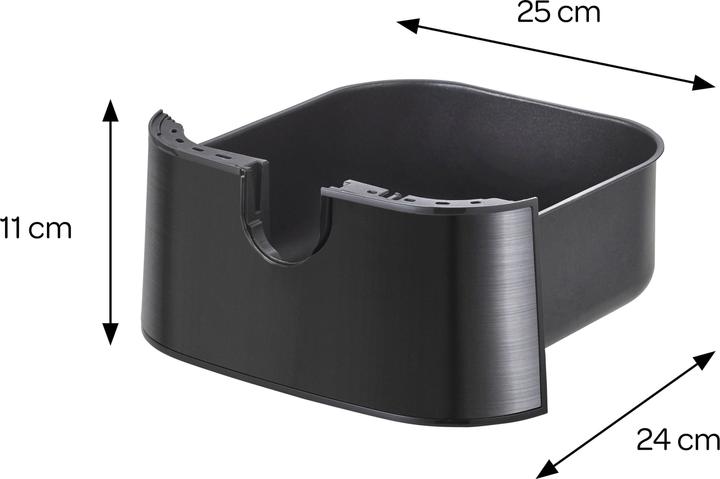 Image du produit Inventum GF350HLDB - Friteuse Hetelucht - Inhoud 3,5 liter - Zwart/RVS