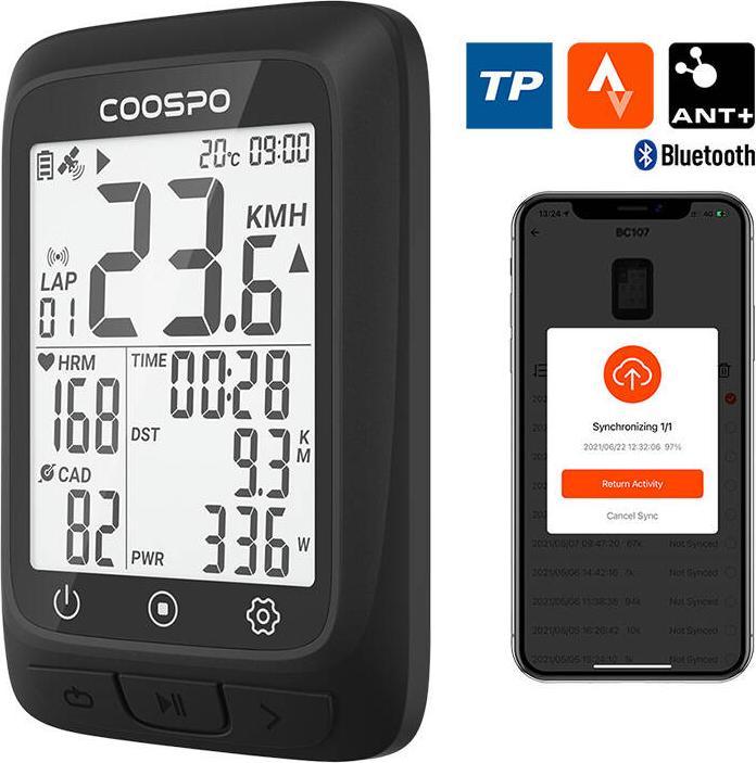 Actual product image Coospo Bike Computer BC107