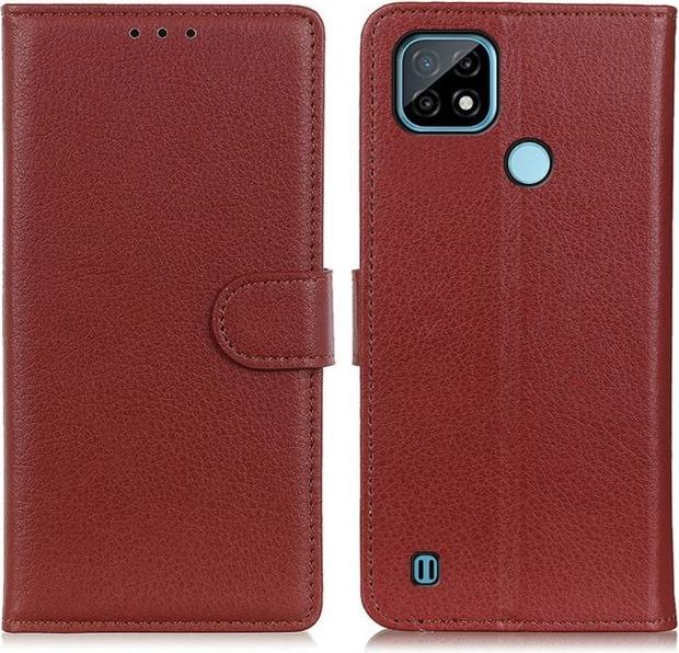 Actual product image MU Classic Litchi Leather Bookcover Series (Nokia C21)