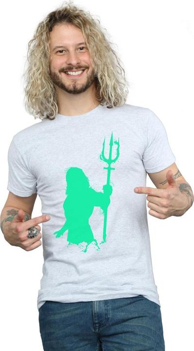 Image du produit Mens Aquaman Aqua Silhouette T-Shirt (XL)