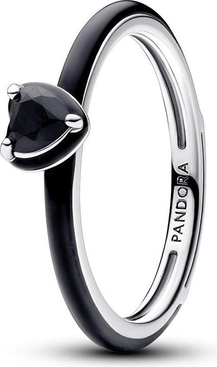 Immagine prodotto Pandora ME Anello cuore chakra nero (48, 925 Argento)