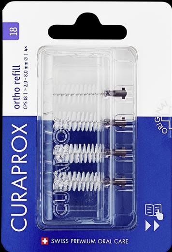 Produktbild Curaprox CPS 18 Ortho refill 4x violett (4 x, 4 mm)
