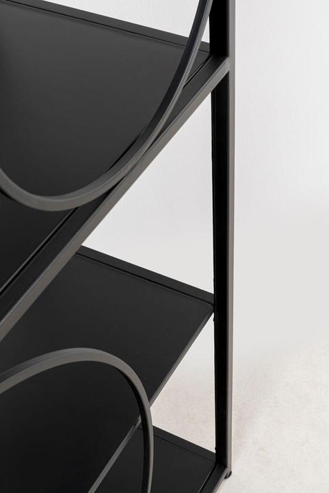Actual product image Kare Design Shelf Circle black (100 x 35 x 200 cm)