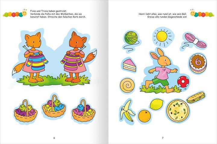 Actual product image Lernraupe - My exercise book - Brain games (German)