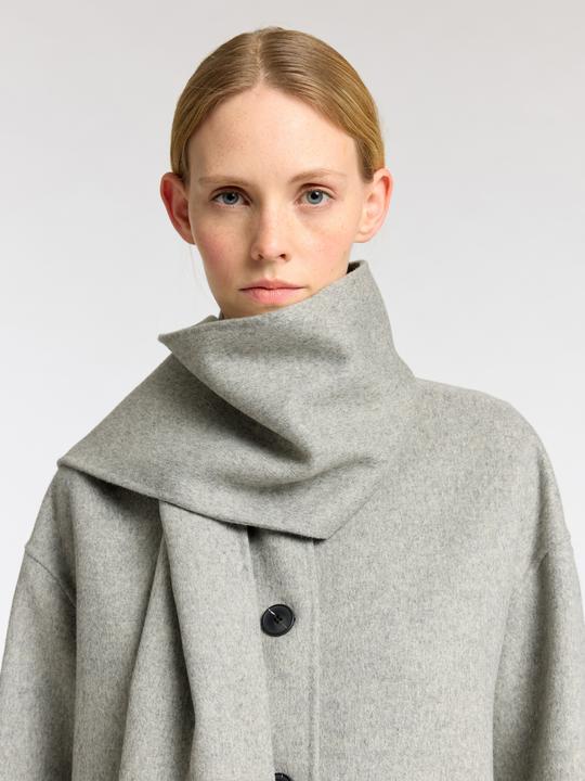 Actual product image Selected Femme Integrated scarf jacket (38)