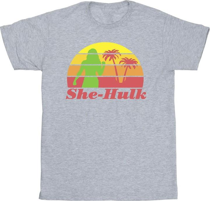 Actual product image Mens She-Hulk: Attorney At Law Sunset Flex T-Shirt (L)