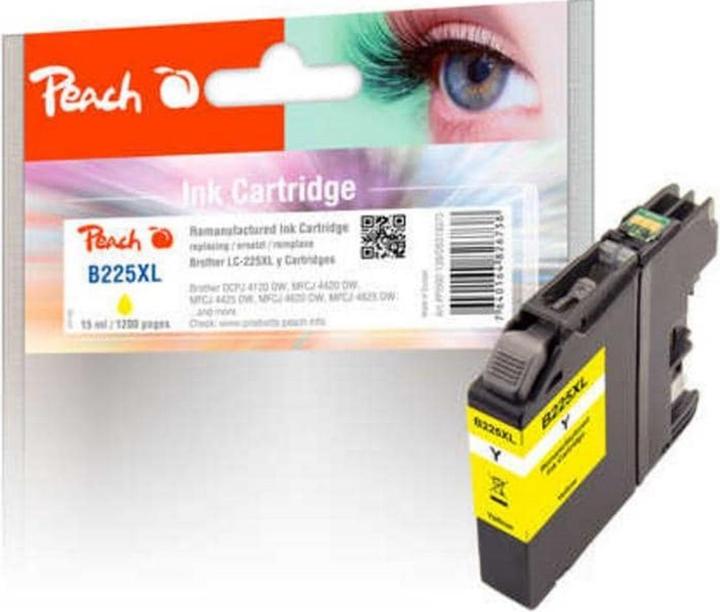 Immagine prodotto Peach Inchiostro Brother LC-225XL Giallo (Y)
