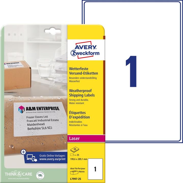 Produktbild Avery Versand-Etiketten