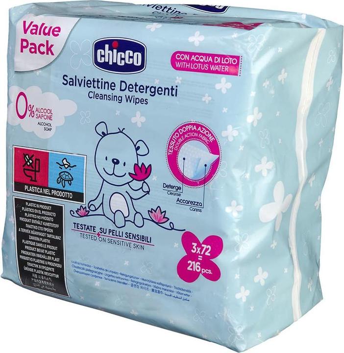 Image du produit Chicco Lingettes hydratantes 0m+ (72 pièce(s))