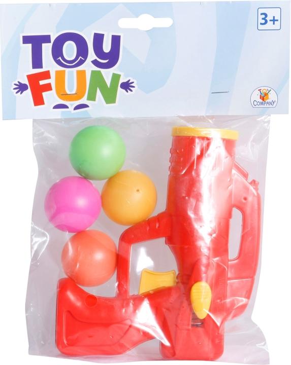 Vedes Toy Fun Knallball Pistole inklusive 5 Bällen, 3 Stück