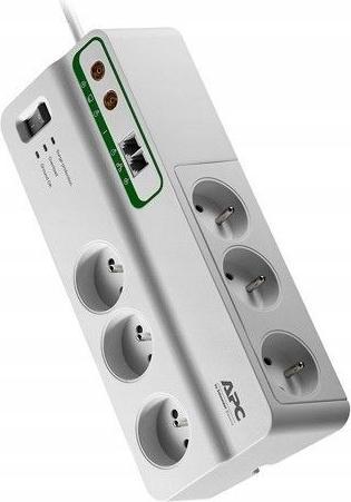 APC SurgeArrest Home/Office - Protection contre les surtensions (6 x, PECO 7/5, 3 m)