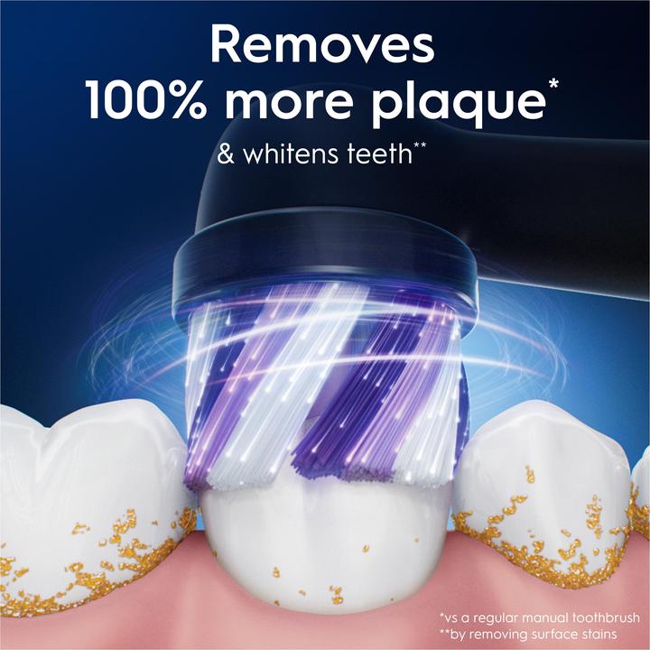 Produktbild Oral-B Oral B - iO Series Radiant White Replacement Brush Heads - Black - 3 count (3 x)
