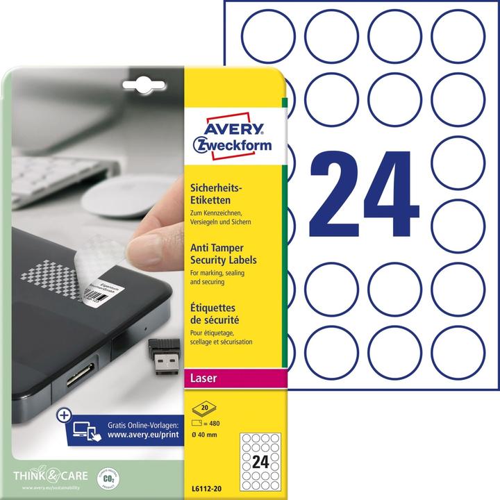 Produktbild Avery Heavy Duty Laser Etiketten
