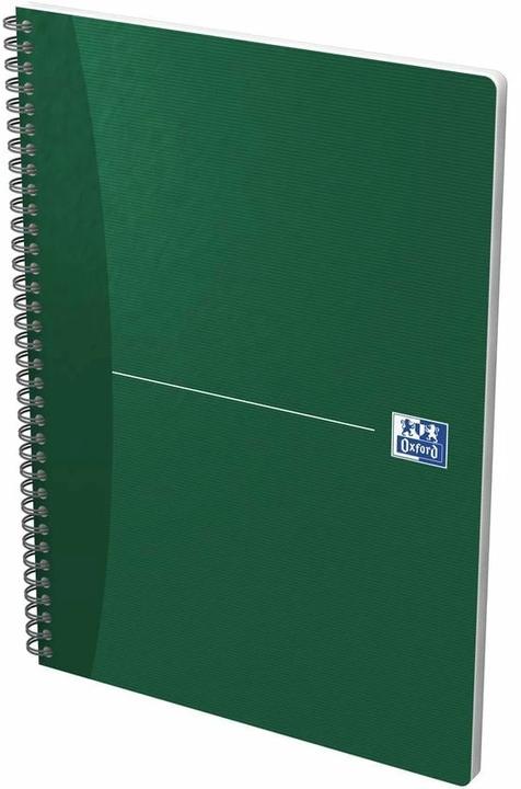 Actual product image Oxford Essentials A4 Soft Card Twin-wire Notebook 5mm Squares 180 Pages Assorted Colours SCRIBZEE Compatibl (A4, Checked)