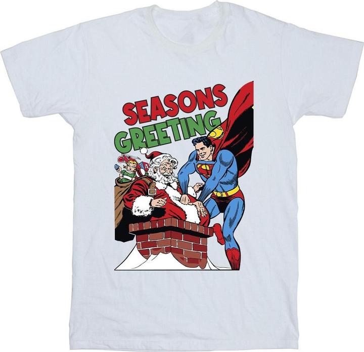 Superman Santa Comic TShirt (L)