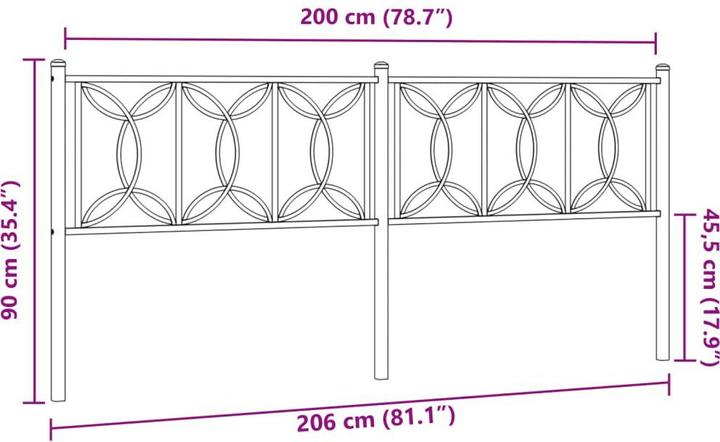 Image du produit VidaXL La§In (206 x 3 x 90 cm)