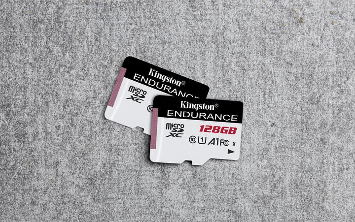 Produktbild Kingston MicroSD 128GB Endurance (128 GB, microSD, U1, UHS-I)