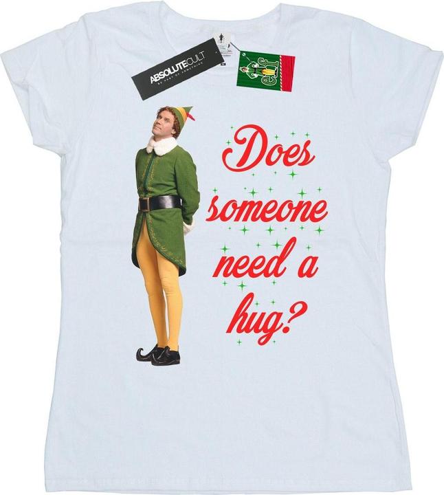 Actual product image Elf Womens/Ladies Hug Buddy Cotton T-Shirt (S)