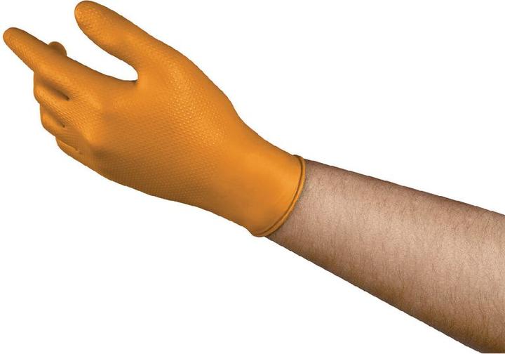Actual product image Ansell Disposable nitrile gloves Microflex Mega Texture 93-256 (XL)