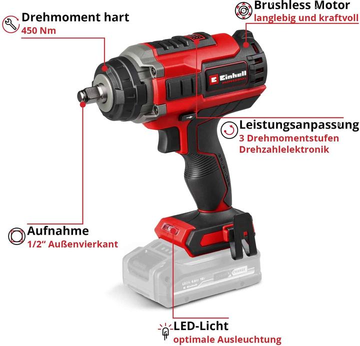 Immagine prodotto Einhell Impaxxo 18/400 Solo (Batteria ricaricabile)