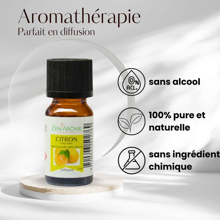 Produktbild Zen Arôme Raumduft Duftöl ätherisches Citron Zitrone Aromaöl No.51