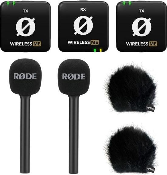 Produktbild RØDE Wireless ME Dual Funk-Mikrofon Interview Set 2 BK