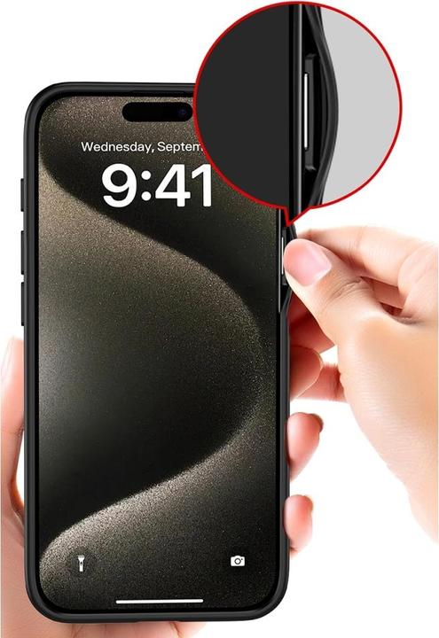 Actual product image Screenguard Apple iPhone 16 Pro Max anti-impact case with 2m drop protection (Apple iPhone 16 Pro Max)