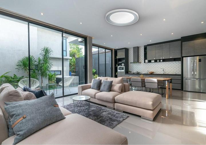 Immagine prodotto Activejet Plafon LED AJE-KRIS Grigio + illuminazione a soffitto pilota Lampadina/e non sostituibile/i A+ (2000 lm)