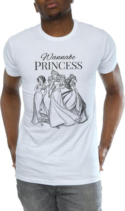 Actual product image Disney Princess Mens Wannabe Princess T-Shirt (3XL)