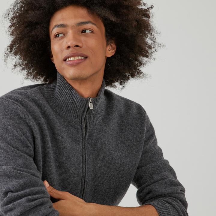 Produktbild La Redoute Collections Strickjacke aus 100% Lambswool (3XL)