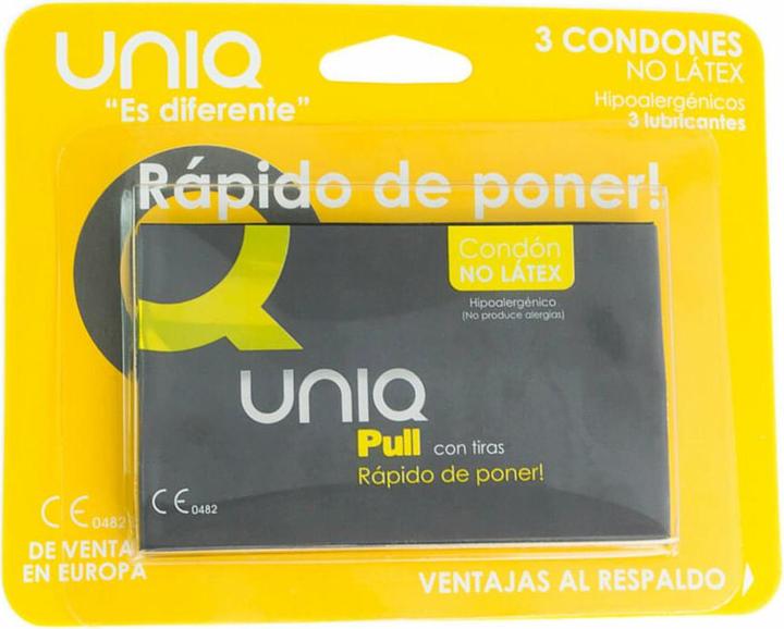 Immagine prodotto Uniq Preservativi Senza Lattice Con Strisce 3 Unità (3 pz.)