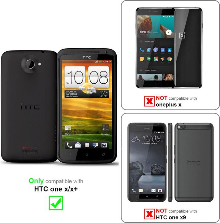 Productafbeelding Cadorabo Harde kaft met opdruk Omslag (HTC One X+)